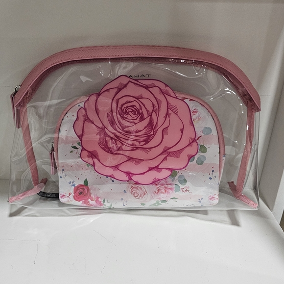 Tahari travel cosmetic bag set new - Picture 6 of 12